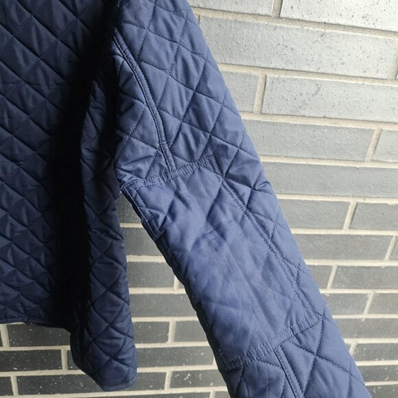 Women's Quilted Blue Jacket - Picture 7 of 14